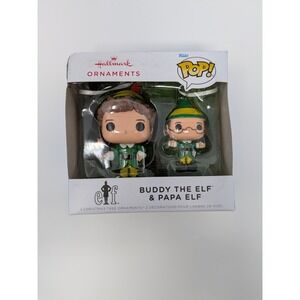 Funko Pop Hallmark Ornament Buddy The Elf & Papa Elf Walmart Exclusive